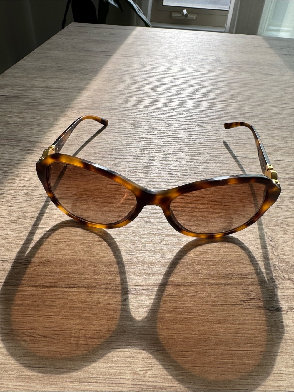 Versace Tortoiseshell Sunglasses with Brown Lenses